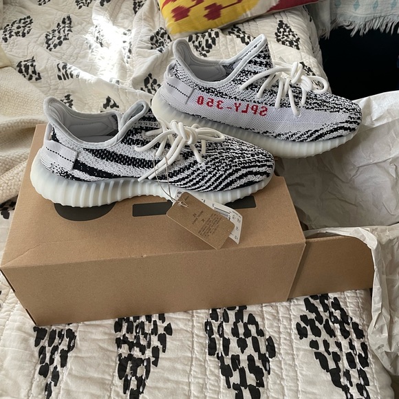Yeezy Shoes - Yeezy Boost 350 V2 Zebra new with tags in original box 6.5 Men’s
